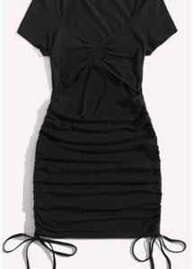 Black Cutout Mini Dress ( bust 36 till 40)