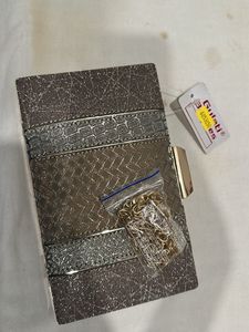 Silver Evening Clutch