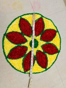 Handmade woollen Rangoli Decor