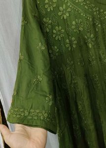 Lucknowi Fully Handwork Anarkali