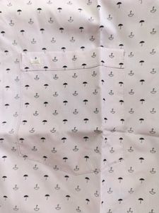 Basics Slim Fit Umbrella Print Shirt