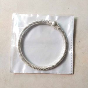 Pure Silver Ball Design Openable Kada 1 Piece