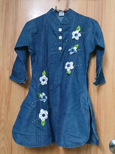Denim Kurta For Women