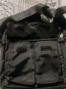Black Crossbody Laptop Bag