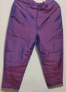 Purple🟣Kurta Plazo Pant Set For 34 Bust
