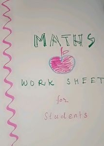 Work Sheet Kid