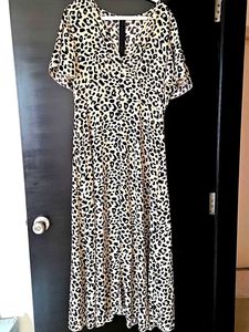 Leopard Print Maxi Dress