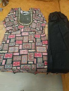 Printed Kurti with Pants