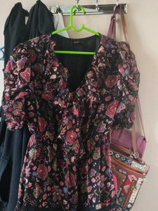 Floral Print Midi Dress