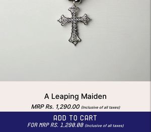 PRICE DROP Y2k Pinterest Rhinestone Cross Necklace