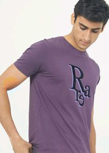 Rare Rabit Purple Graphic T-shirt