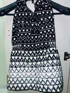 Halter Neck Top Backless