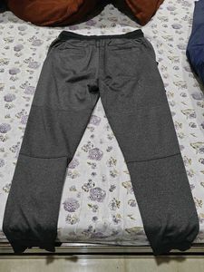 Men's Grey Joggers with Zippers