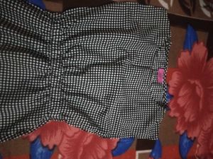 Check Print Mini Dress