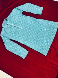 Boy Embroidered  Regular Fit Kurta