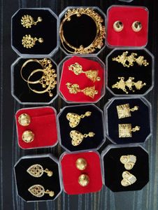 Assorted Gold Plated Earrings- ANY 3
