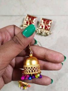 3 Combo Of Earings