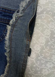 Vintage Long Denim High Waist Skirt