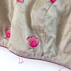 Beige Brown Blouse (Women)