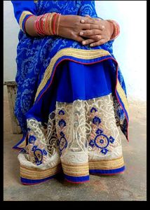 Elegant Blue Saree