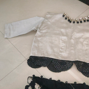 designer crop n lehnga