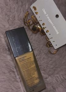 Gold Loop earrings + Sugar Matte Foundation