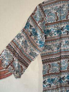 Patterned Tunic Top