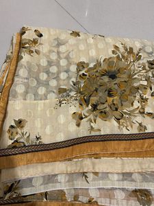 Floral Print Saree