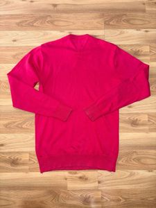 Tommy Hilfiger Dark pink V-Neck Sweater