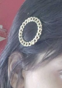 Gold Chain Hair Clip