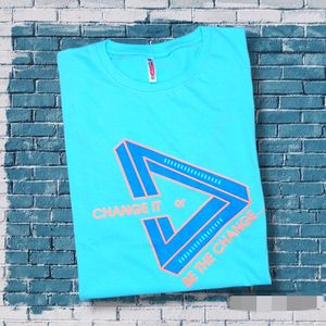 Sky Blue Round Neck T-Shirt