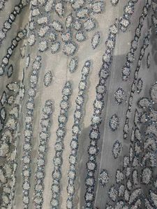 Sky Blue Glitter Work Lehenga with Blouse a