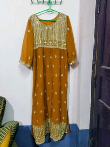 Elegant Embroidered Maxi Dress