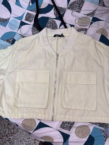 Cropped Shirt styled top