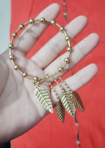 Beautiful Golden Bracelet For Girls.