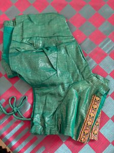 Elegant Embroidered Saree In Lehnga Style