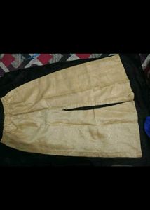 Party Wear Suit Pink And Golden