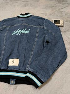 Y2K Babyphat Denim varsity Jacket