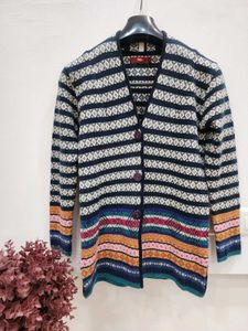 Patterned Knit Cardigan