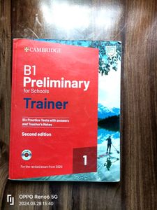 Cambridge English B1 Preliminary Trainer