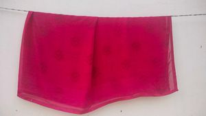 Dark Pink Saree