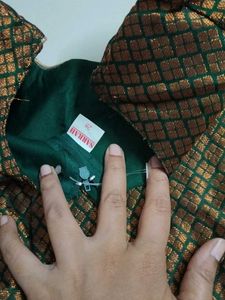 Ethnic kids green Gown...