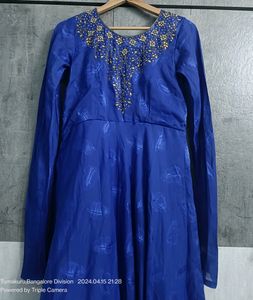 Blue Anarkali Salwar Suit