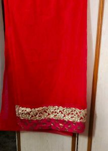 New Red Suit With Golden Lace