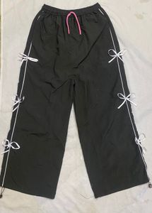 Imported Viral High Waist Bow Parachute Pant🎀