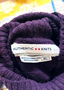 Striped Turtleneck Sweater