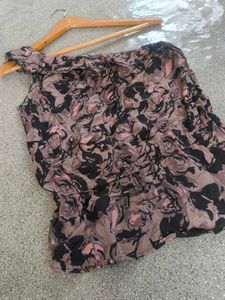 Floral One-Shoulder Top