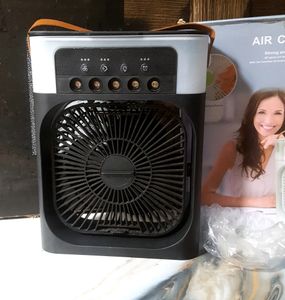 Portable Air Cooler Fan With Humidifier And Light