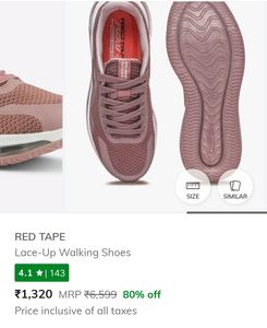 Red Tape Sneakers For Rupees