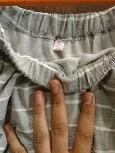 Striped Off-Shoulder Top